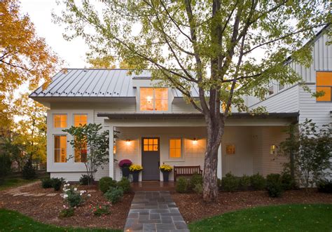 white metal house|white house with galvalume roof.